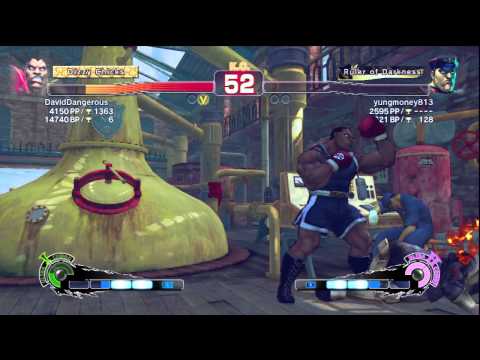 SSF4 AE: DavidDangerous (Balrog) vs yungmoney813 (M. Bison)