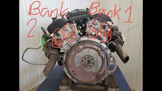 2011-2021 Ford F150 5.0l camshaft position sensors , oxygen sensors location & firing order