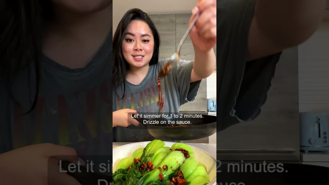 Bok Choy with Garlic Sauce (10 Minutes ONLY!)