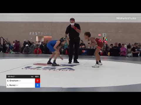 33 Kg Rr Rnd 1 - Camryn Gresham, OH Vs Lily Runez, NH - 1