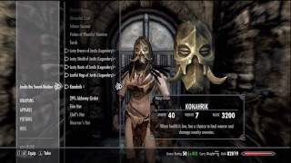 Skyrim - Change Follower Companion Armor Clothes Gear