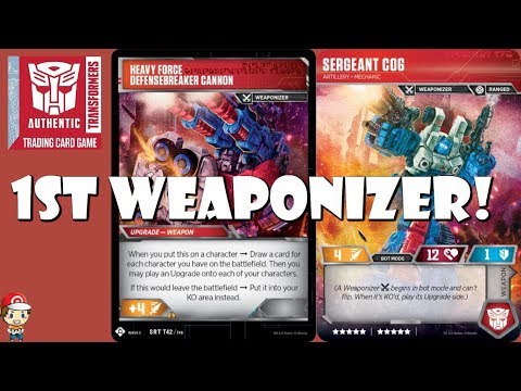 Sergeant Cog is Our 1st Weaponizer in the Transformers TCG! Crazy Good Upgrade! Video
