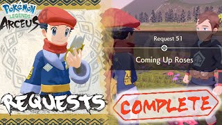 Pokemon Legends Arceus Request 51 Walkthrough &quot;Coming Up Roses&quot; How To Unlock &amp; Guide