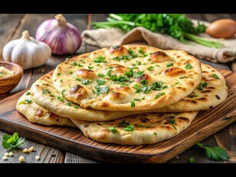 The BUTTER GARLIC NAAN recipe at home