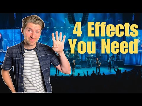 4 ESSENTIAL Guitar Effects For Worship Music 🙌