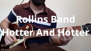 Rollins Band   Hotter And Hotter Guitar Cover