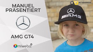 Manuel präsentiert 🎬- Mercedes AMG GT4 Sport Edition - Kinder Elektroauto | Miweba [Deutsch]