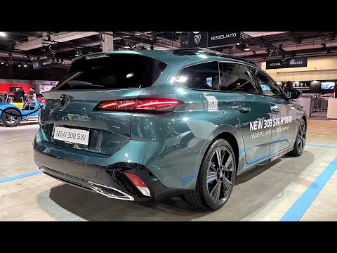 New 2022 Peugeot 308 SW HYBRID 225 (GT Pack) | Visual Review, Exterior, Interior & Boot