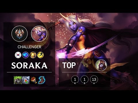 Soraka Top vs Lulu - KR Challenger Patch 10.4