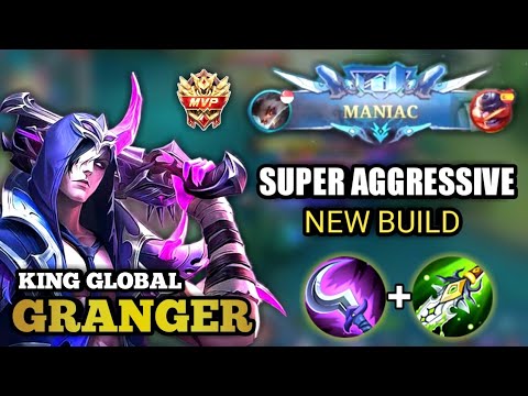 9 MINUTES MANIAC! Super Aggressive Granger | Best Build Top 1 Global Granger - Mobile Legends