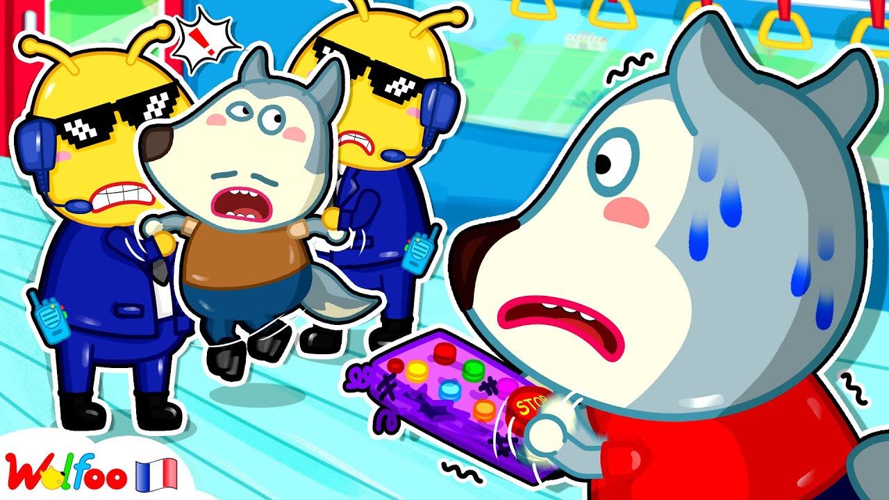 Non, Non, Wolfoo ! Ne Sois Pas Méchant Dans Le Bus 🚌 Dessin Animé Pour Bébé 🎉 Collection D'épisodes