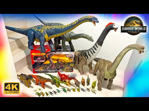 Super Colossal Titanosaurus Unboxing & Jurassic World Rebirth Sauropod Collection Showcase!