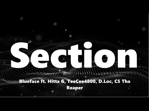 Blueface - Section (ft. Hitta G, TeeCee4800, D.Loc, C5 Tha Reaper) (Lyrics)