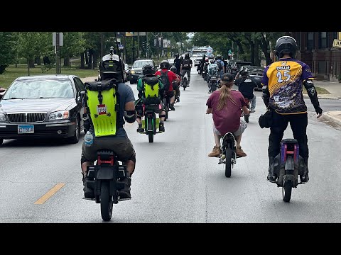 50+ MPH High Speed Electric Unicycle Group Ride - GMOB 2024