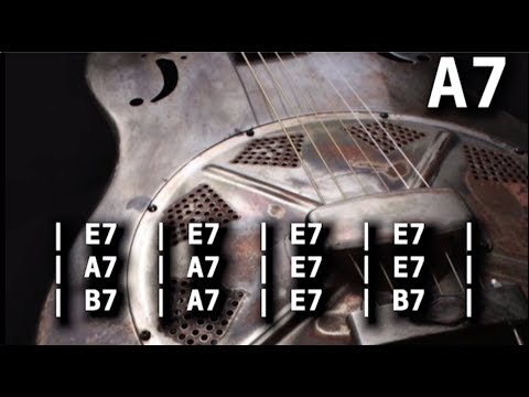 Acoustic Blues in E Backing Track