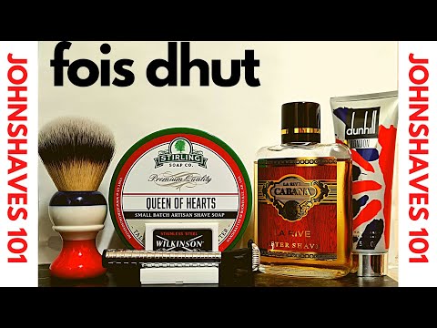 Queen Of Hearts, By Stirling Soap Co: Wilkinson Sword Razor&Blade: Yaqi Freedom Brush: Dunhill Balm