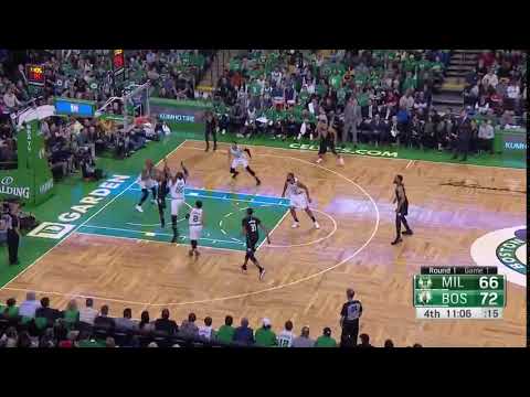 NBA, playoff 2018, Celtics vs. Bucks, Round 1, Game 1, Move 38, Eric Bledsoe, layup