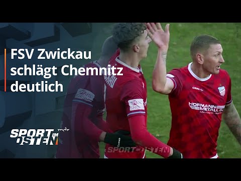 FSV Zwickau schlägt Chemnitzer FC deutlich | MDR