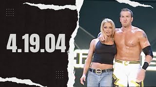 WWE Raw - 04.19.04 - Trish Stratus Watches on as Christian Takes on Jericho