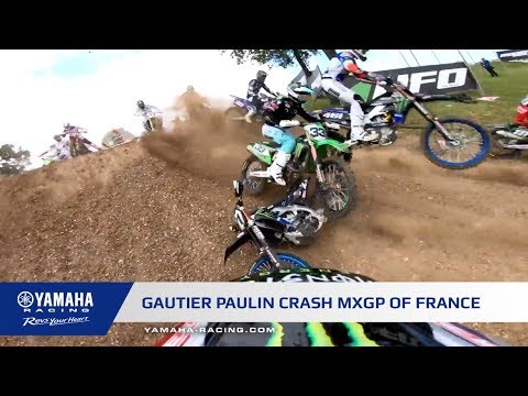 Gautier Paulin CRASH MXGP of France