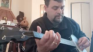 Video thumbnail for Red Rocking  Chair on a Gold Tone AC-1 by Mark Weems