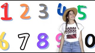 Μαθαίνω τους αριθμούς 1-10 - Numbers in Greek (1-10) - Τραγουδάμε για τους αριθμούς - Μετράμε 1-10