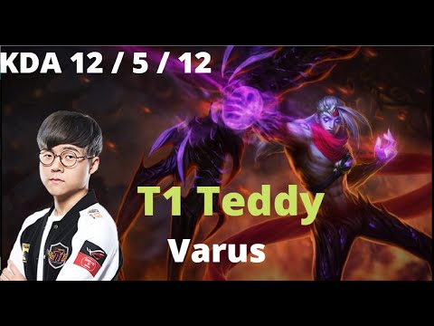 T1 Teddy Varus vs Kalista ADC Matchup