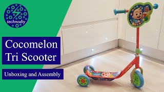 Cocomelon Tri scooter (unboxing and assembly)