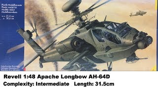 Revell 1:48 Apache Longbow AH-64D Kit Review