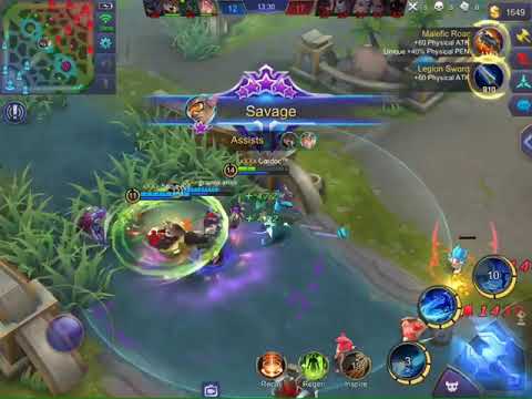 UNBELIEVABLE SAVAGE !!!!! Mythical Bruno Savage almost died in war   Mobile Legend