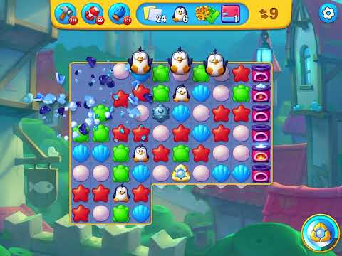 Fishdom level 7667 no boosters フィッシュダム ノーマル [Friend's]