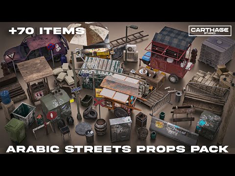 Arabic Street Props Pack Preview