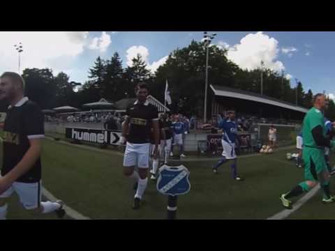 opkomst van de AGOVV ALL STARS tegen RTL STERREN TEAM in 360 graden VR