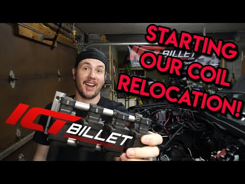 ICT Billet Coil Relocation Harness Installation, Cleaning Up The Engine Bay