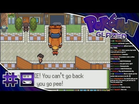 Pokemon Glazed Walkthrough Part 8- A World Without Pokemon.. And With TALKING CARS!!