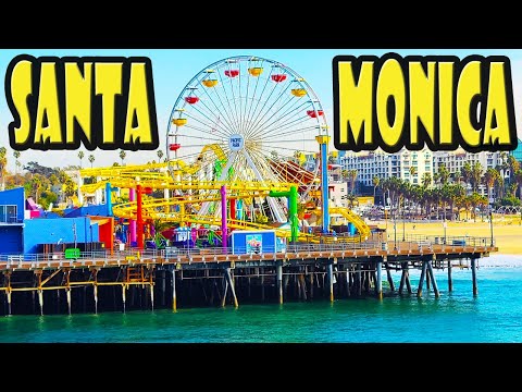 Walking Tour of the SANTA MONICA PIER with NO TOURISTS
