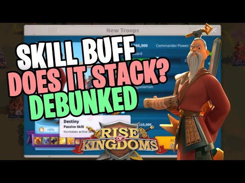 Sun Tzu + YSG How Do " Skill Buff Stack " in RoK Best EPIC Guide | Rise of Kingdoms