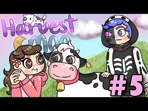 Having A Bit Of A Cow Problem... - Harvest Moo (Minecraft Modded Couples Series) |Ep.5|