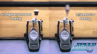 Video thumbnail for Comparison: Canopus Speed Star Bearing vs. a Regular Bearing - Tama Iron Cobra by GH Music Australia
