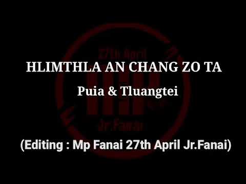 Mizo hla nalh....HLIMTHLA AN CHANG ZO TA,......Puia & Tluangtei // Scrolling Lyrics On Screen