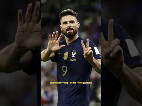 Oliver Giroud breaks Theiry Henry's record🇫🇷