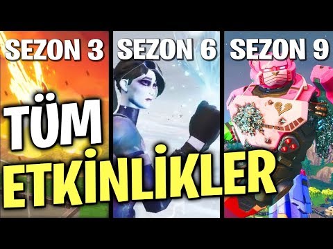 TÜM SEZON ETKİNLİKLERİ (Fortnite All Events)