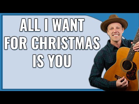 All I Want For Christmas Is You Mariah Carey Guitar Lesson + Tutorial