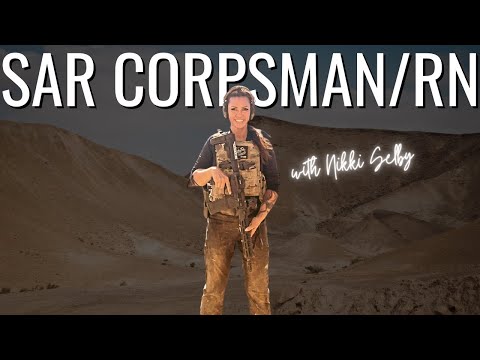 Former US Navy Nurse/SAR Corpsman Nikki Selby in the Team Room!