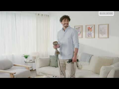thumbnail video image 2 of Vaporizador Black+Decker  de Mano VacuSteam GS0541-0ODLA, 2 of 8