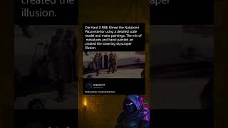 In Die Hard (1988), Nakatomi Plaza exterior was a scale model enhanced with matte paintings