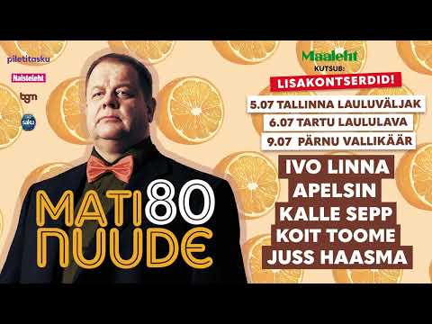 Mati Nuude 80 lisakontserdid 2023