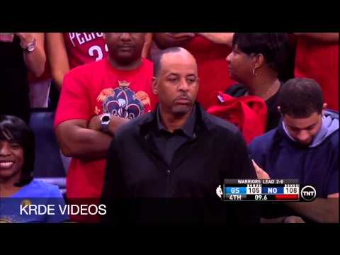 Stephen Curry Clutch 3 Point Shot vs Pelicans (4-23-15) (HD)