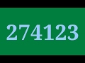 Colorful Numbers 1 To 1500000
