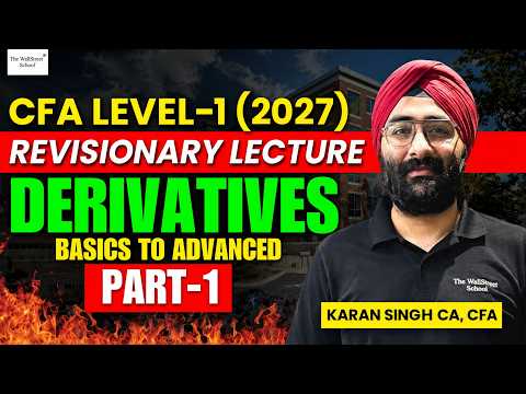 CFA Level 1 Derivatives — revision